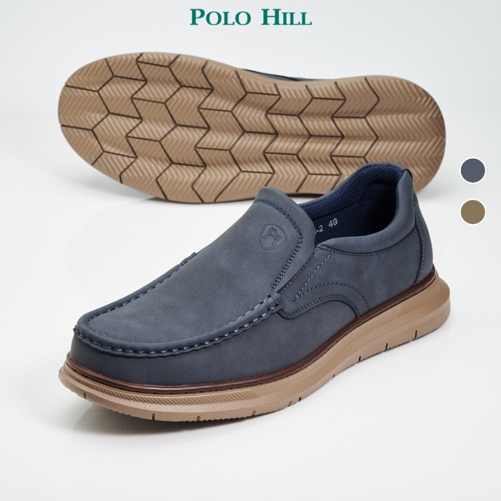 POLO HILL รองเท้าโลฟเฟอร์ผู้ชายแบบสวม PMSL-MS4193