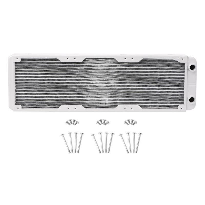 Cuy อลูมิเนียมหม้อน้ําคอมพิวเตอร์ 360 มม.น้ํา Cooling Cooler สําหรับ CPU ฮีทซิงค์ 3 x 120 มม.พัดลมความร้อน