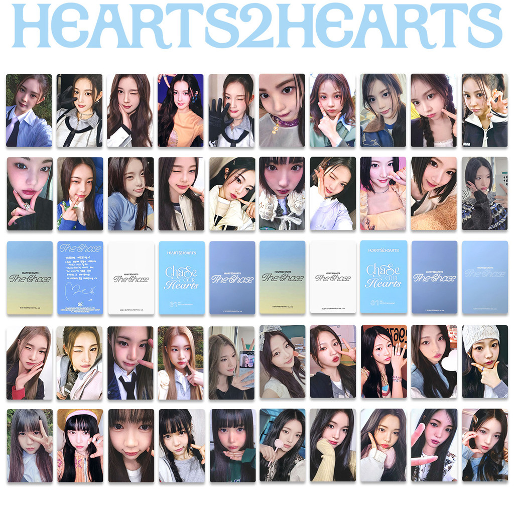 5-8 ชิ้น H2H Hearts2Hearts Chase Lomo การ์ด Makestar SM Town LD Soundwave POB Photocard JIWOO CARMEN