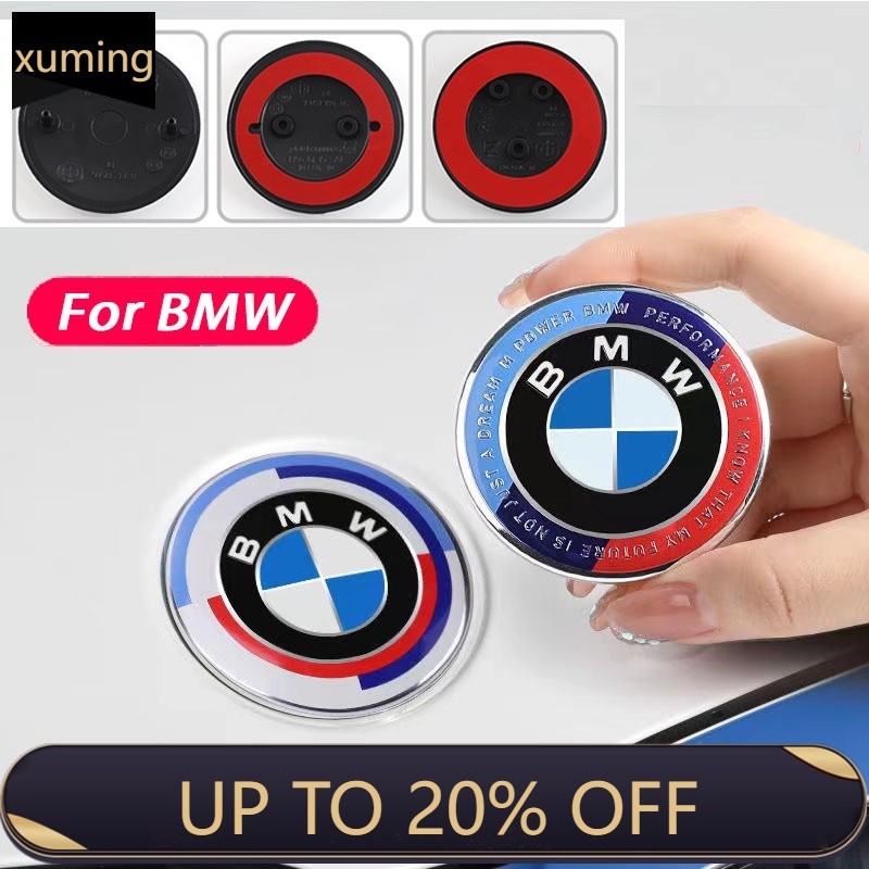 Xm รถ 50th Anniversary โลโก้ฝาครอบตกแต่งภายนอกจัดแต่งทรงผมสําหรับ BMW X1 X3 X4 X5 X6 3 5 6 7 Series 