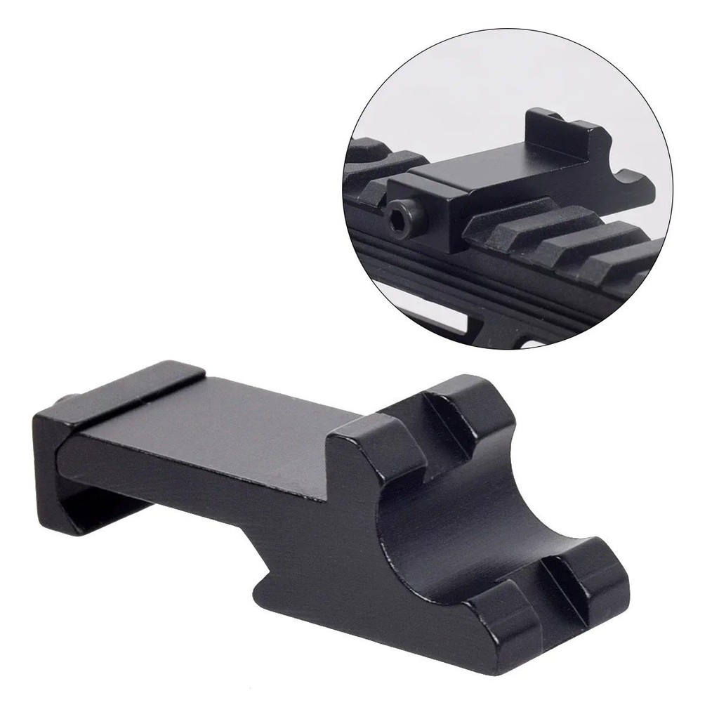 45 องศามุม Offset Mount ด้านข้างอะแดปเตอร์ RTS 20 มม.Picatinny Rail ยุทธวิธีอาวุธไฟฉายเลเซอร์ขอบเขต Mount อุปกรณ์เสริม