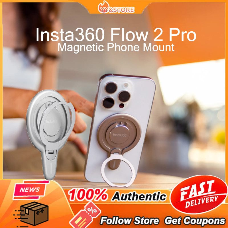 ต้นฉบับใหม่Insta360 Flow 2 Pro Magnetic Phone Mount เหมาะสําหรับ Insta360 Flow 2 Pro