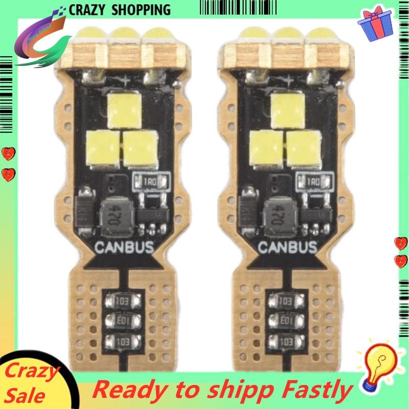 2X 921 912 W16W 902 906 916 T15 LED Reverse Back Up หลอดไฟ Canbus ข้อผิดพลาดฟรี 6000K Xenon Super Wh