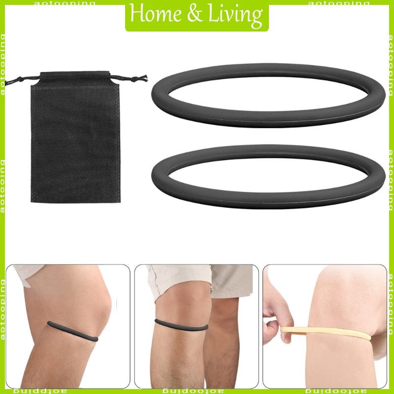 AOTOO 1 คู่ Fine Patella เข็มขัดซิลิโคน Patella Band เข่ารั้งเข่าแถบ Patella Tendon เข่าสายรัดกีฬา P