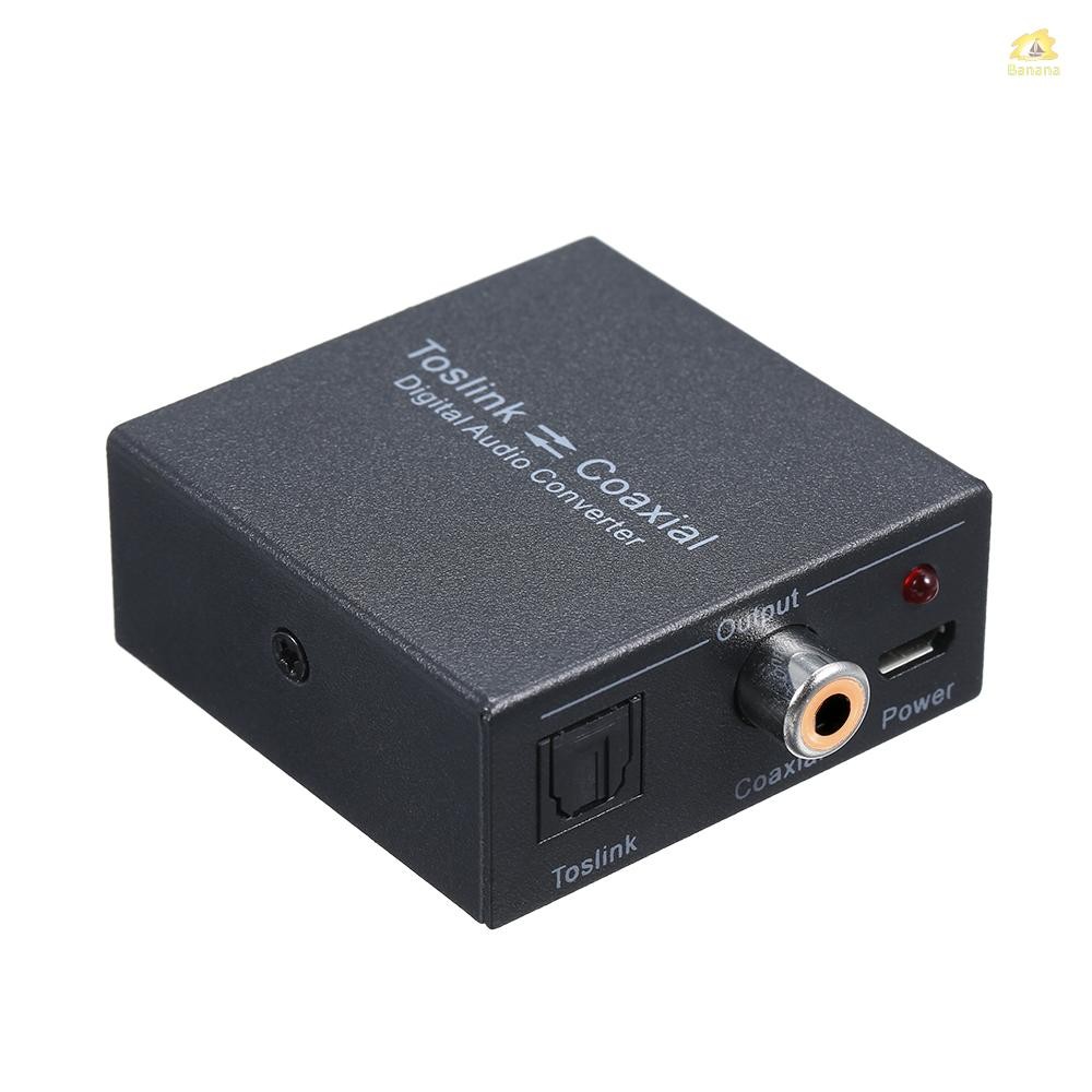 Digital 2-Way Audio Converter Optical SPDIF Toslink to Coaxial และ Coaxial to Optical SPDIF Toslink 