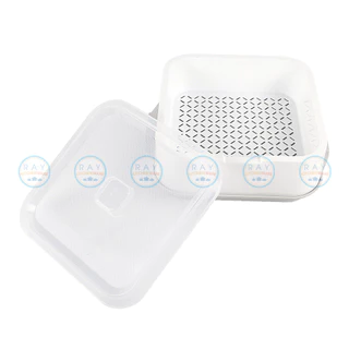 Micronware ชามนึ่งไมโครเวฟ 22 ซม BPA Free ไร้สารก่อมะเร็ง 9053 ป้องกันแบคทีเรีย Super Lock 9053