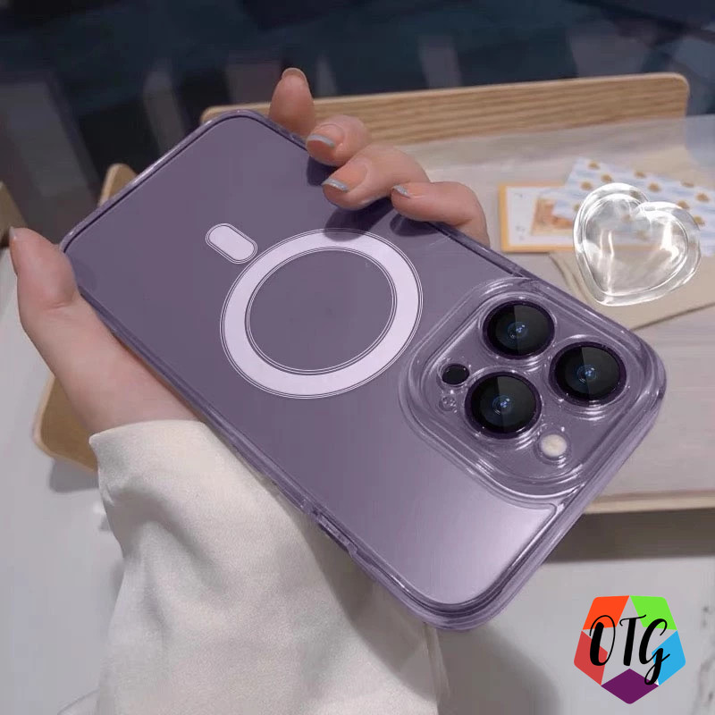 ใสเคสแม่เหล็ก for Iphone 17 11 16 Pro Max 15 12 14 13 Pro Max ชาร์จไร้สาย เคสโทรศัพท์ สวย กันกระแทก เคสมือถือ TPU - รูปที่ 7