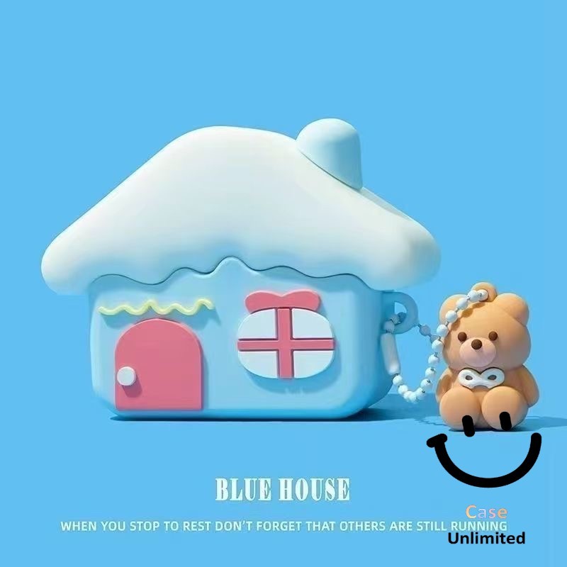 สําหรับ OPPO Enco Buds3 Pro เคส Case สําหรับ เคสหูฟัง ลายหมีมาลิค บุคลิกภาพน่ารัก OPPO Enco Buds 3 P