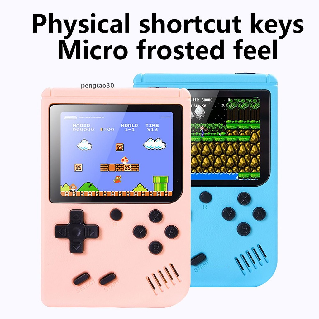 [Eao] Mini 500 in 1 Handheld Game เครื่องเล่นเกมย้อนยุคแบบพกพา เครื่องเล่นขั้นสูง Boy Game [TH]