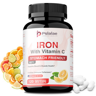 วิตามินซี 250มก, เหล็ก 65มก., แคปซูลอาหารเสริม - เหมาะสําหรั…