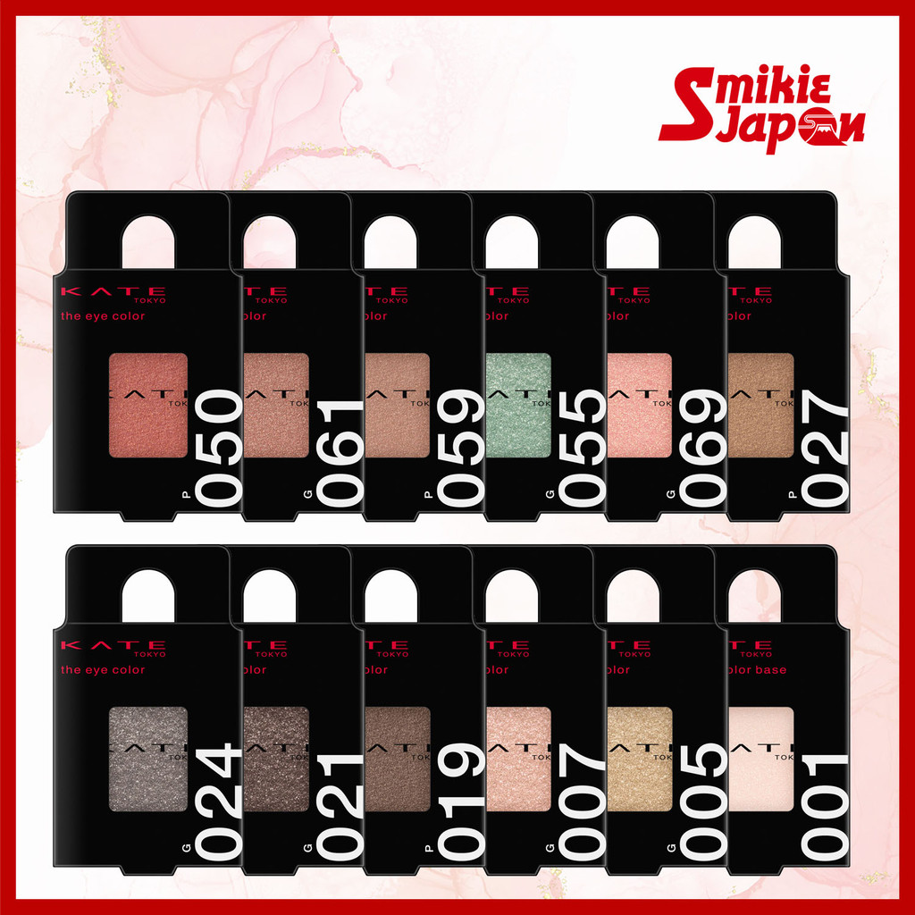 KATE The Eye Color Single Eyeshadow & Color Base (12 Shades) Direct from Japan