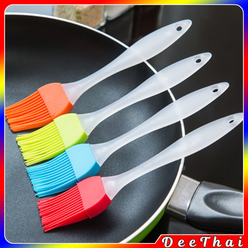 DeeThai แปรงทาน้ำมัน ทำจากซิลิโคน แปรงซิลิโคนทาเนย ซอส Silicone oil brush