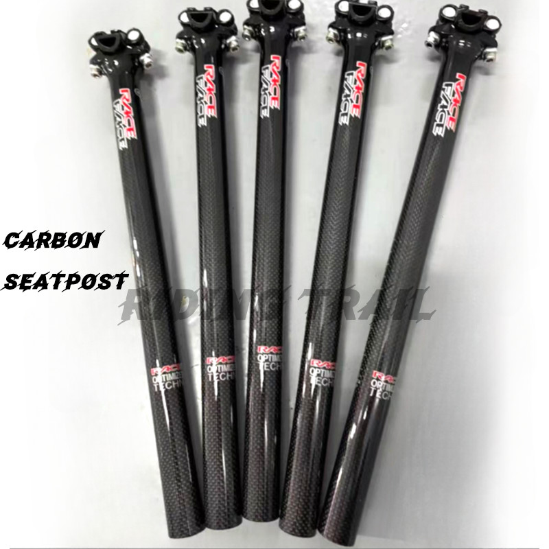 Raceface Next seatpost MTB/Raod จักรยาน 3K gloss คาร์บอน seatpost ท่อที่นั่งจักรยาน 27.2/30.8/31.6*350/400 มม.