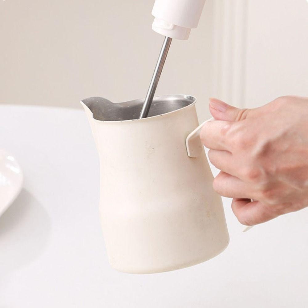 เครื่องตีฟองนมไฟฟ้า SOLARLINX, USB ชาร์จมือถือกาแฟ Whisk, Gadget ครัว 3 เกียร์เปลี่ยนหัวโฟมเสียงรบกวนต่ําผสมเบเกอรี่ - รูปที่ 4