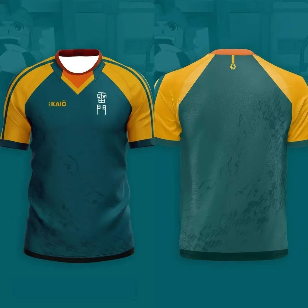 เสื้อแจ็คเก็ตฟุตบอลอนิเมะ Inazuma Eleven Kaio สไตล์ญี่ปุ่น สำหรับผู้ชาย พร้อมไซส์หลากหลาย