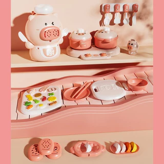 BHQ ของเล่นเครื่องทำก๋วยเตี๋ยว ของเล่น DIY ดินเบา 12 สี ของเล่นเด็ก แม่พิมพ์ดินน้ำมันสำหรับเด็ก