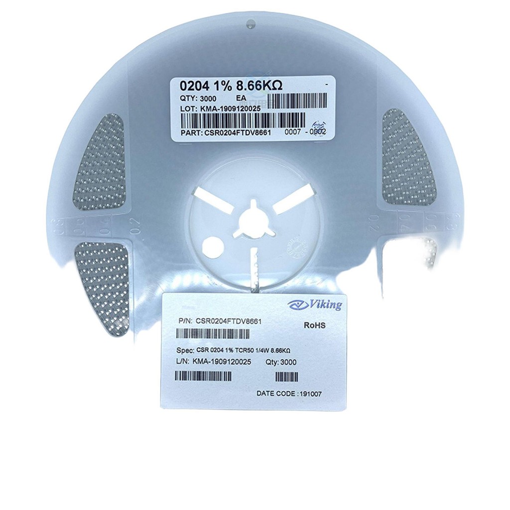 0204 8.66 KΩ 1% 1/4W ฟิล์มโลหะตัวต้านทานทรงกระบอก CSR0204FTDV8661 Guangjie Original