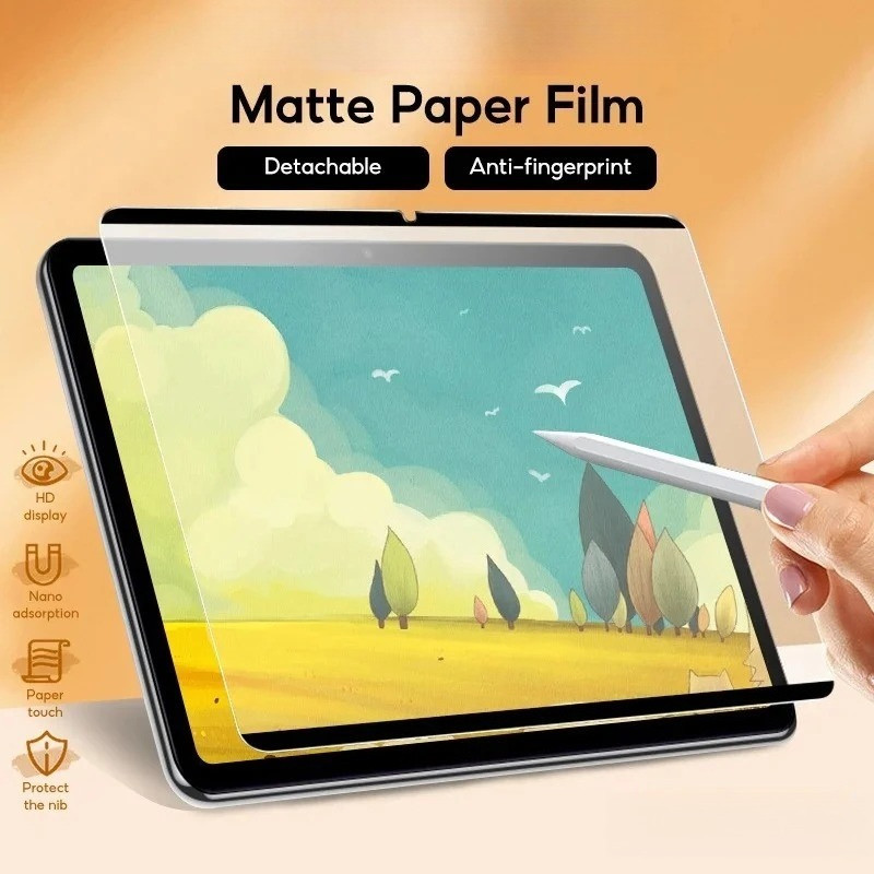 Magnetic Matte กระดาษเช่นฟิล์มสําหรับ Lenovo Tab M11 P12 Xiaoxin Pad Pro GT 11.1 2025 ป้องกันหน้าจอสําหรับ Xiaoxin Pad 11 12.1 Idea Tab 11 tb336fu