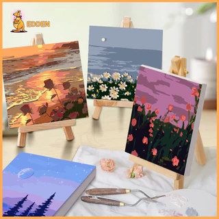 EDDEN 20*20 ซม ระบายสีตามตัวเลข ภาพวาดตกแต่งอะคริลิก ของขวัญที่ดีที่สุดสำหรับเด็ก ของขวัญ DIY