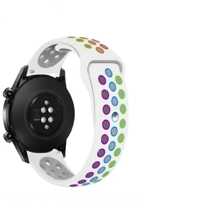 สายรัดซิลิโคนอ่อนนุ่มสําหรับ Garmin Venu3 Venu2 /Vivoactive 3 4 5 6 /vivomove3 HR/Venu 2 3 กีฬาสร้อยข้อมือระบายอากาศ