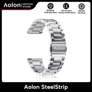 Aolon 22มม สายเหล็ก 22mm ใช้ได้กับ Curve丨GT5 Pro丨GTS丨Tetra S2丨GT22丨Foom S3丨Cross丨ECG丨Navi R3丨Mars R3丨Tetra R2