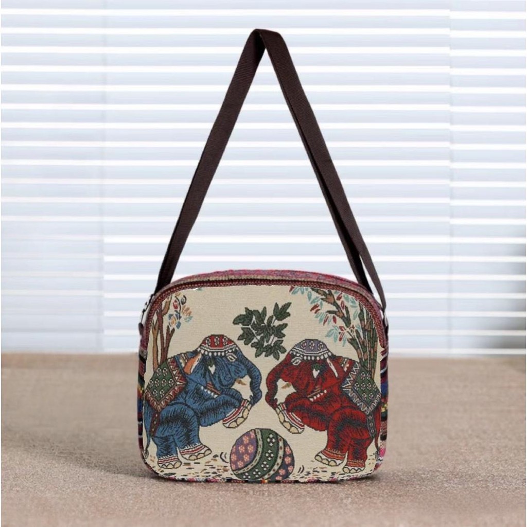 【พร้อมส่ง】Miss bag fashion กระเป๋าสะพายผู้หญิง ความจุขนาดใหญ่