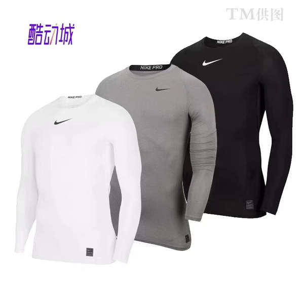 เสื้อบอลไทย เสื้อบอล Nike/Nike Pro Tights ผู้ชายฟิตเนสบาสเก็ตบอลฟุตบอลวิ่งด้านล่างการฝึกอบรมความยืดห