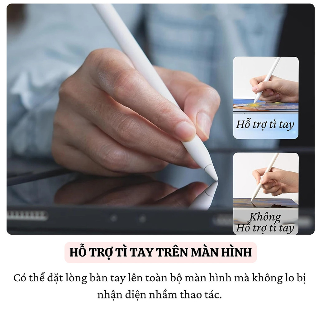 WIWU ดินสอ W A03 Armrest Stylus สําหรับ iPad Air4/5/6, Gen11/Pro 11/12.9/13 นิ้ว M2/M4 M5