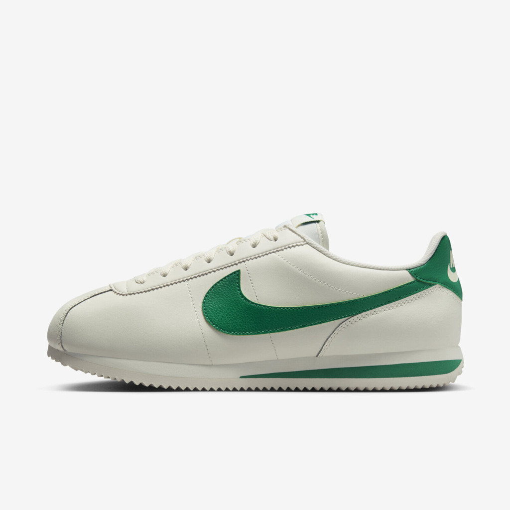 Nike Nike Cortez [DM4044-104] รองเท้าลําลองผู้ชาย Sail/สนามกีฬาสีเขียว