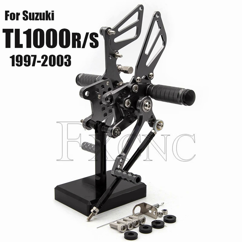 MoFor Suzuki TL1000S TL1000R TL1000 R S 1997 1998 1999 2000 2001 2002 2003 Aluminum Footrest Rear Se