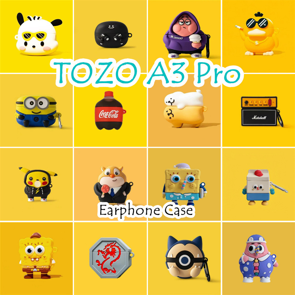 สวยงามสําหรับ Tozo A3 Pro Casing Case Soft Silicone Headphone Case Niche Cartoon NO.2
