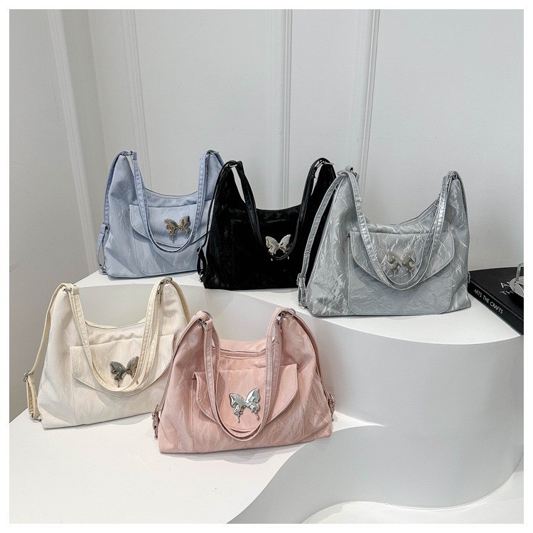 coco baby65 กระเป๋าใบใหญ่สำหรับผู้หญิงสะพายข้างได้ถือได้หนัง pu มีซิปด้วย SP6034