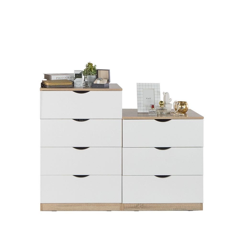 Koncept Furniture ชุดตู้ลิ้นชักเก็บของ Pody 120 ซม. สีไม้อ่อน  แบรนด์ KONCEPT FURNITURE