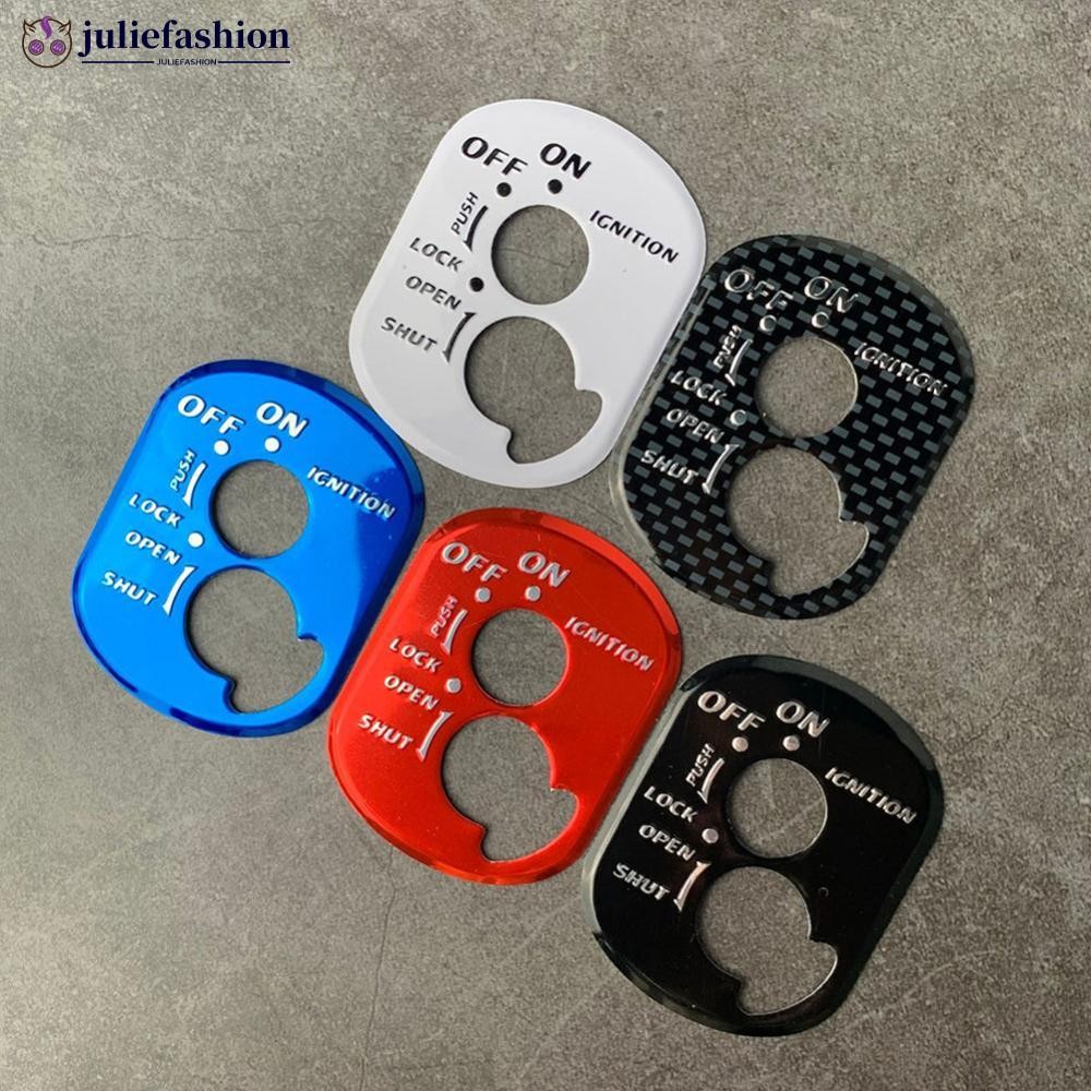 JULIEFASHION อลูมิเนียมรถจักรยานยนต์สวิทช์จุดระเบิด Key ล็อคอุปกรณ์เสริมสําหรับ Honda Beat Vario Wave Pcx V1 V2 wh100t 125t 110t B4X6