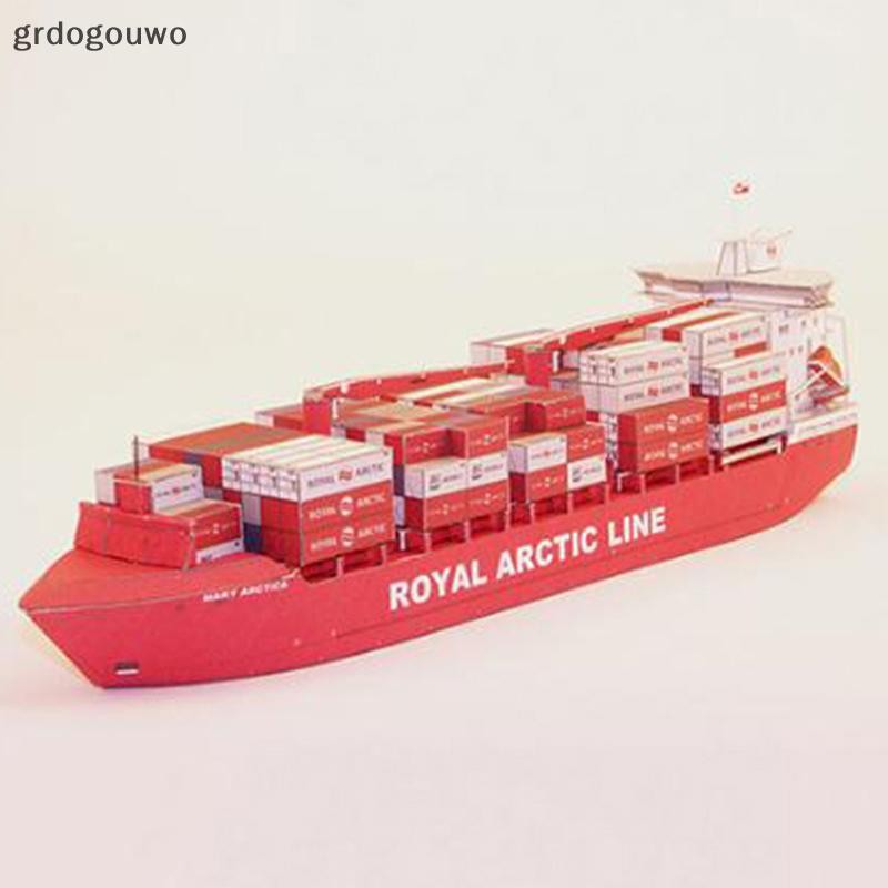Grdog 1:400 MARY ARCTICA กระดาษเรือคอนเทนเนอร์รุ่น Greenlandic Container Carrier th