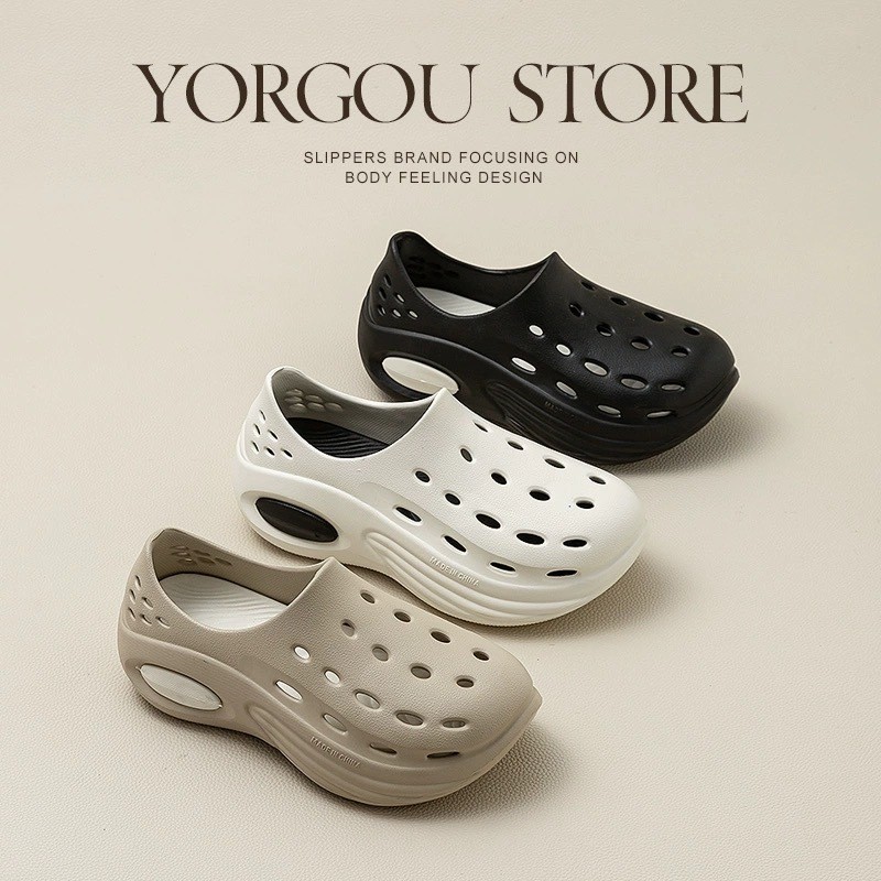 กระเป๋าส้นรองเท้าแตะรองเท้าแตะฤดูร้อน 2024 สไตล์ใหม่หนา Soled Anti-Slip Non-Smelly Foot-Stepping