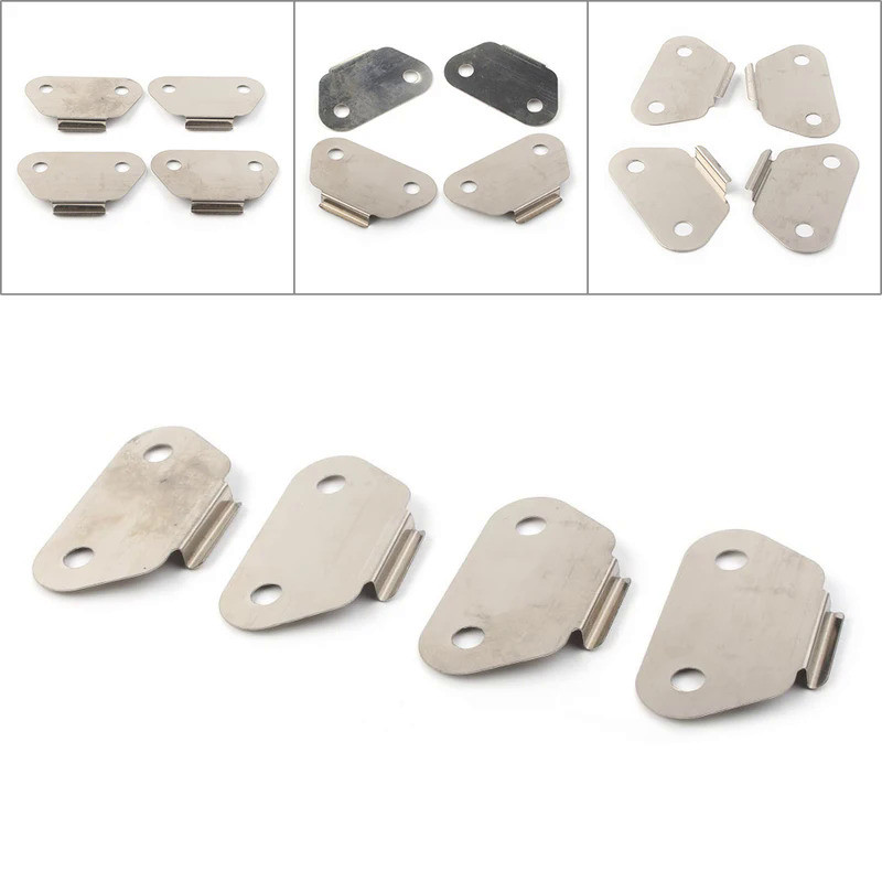 Mo 4Pcs/Set Motorcycle Saddlebag Lid Wear Plates Strike Plates 90962-93 For Harley Davidson Touring 