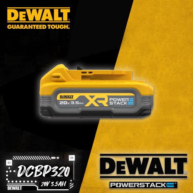 DEWALT รุ่น DCBP320-B1 แบตเตอรี่ Powerstack 20V Max 3.5AH