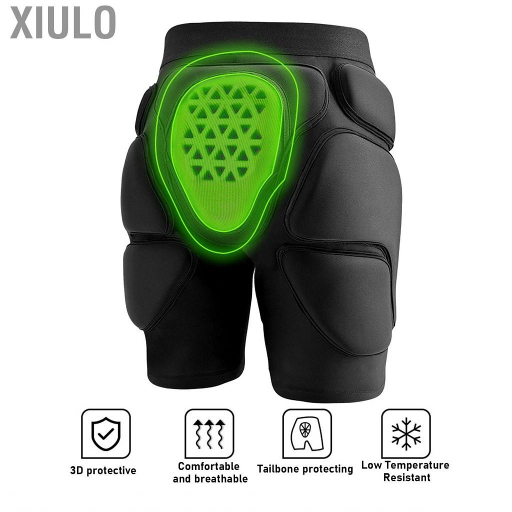Xiulo กางเกงสโนว์บอร์ดก้นเบาะกางเกงสเก็ตทนต่อแรงกระแทกสำหรับสกี