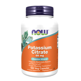 Now Foods, Potassium Citrate, 99 mg, 180 Veg Capsules