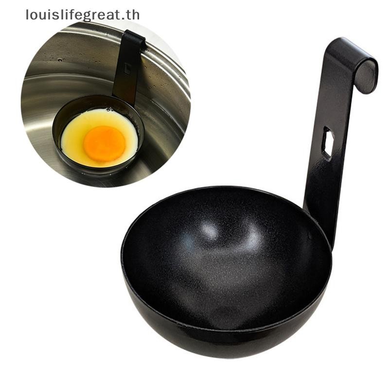 Louislifegreat Non Egg Molds ใช้งานง่าย Poached ไข่ต้ม Maker ช้อนต้มผู้ถือไข่ Steamer Rack หม้อหุงไข่ใหม่