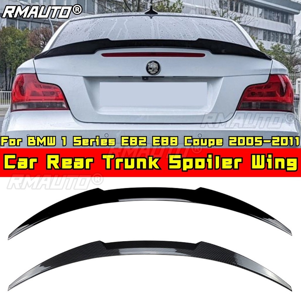 สําหรับ BMW 1 Series E82 E88 Coupe Body Kit ด้านหลังสปอยเลอร์ปีกสําหรับ BMW 1 Series E82 E88 Coupe 2