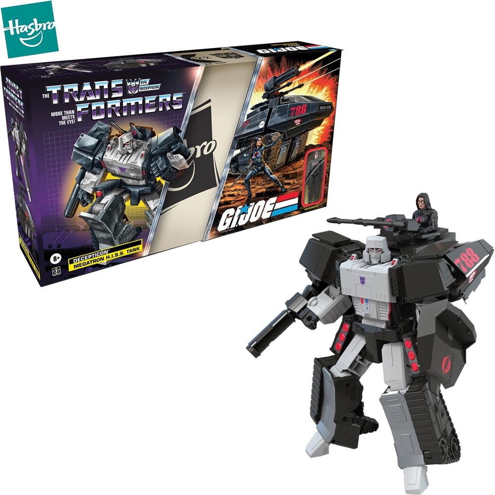 Hasbro Transformers Collaborative G.i. Joe Mash-Up, Megatron H.i.s.s. Tank and Baroness Action Figur