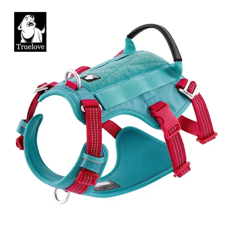 Truelove Escape Proof Pet Harness No Pull Reflective Adjustable Soft Padded Pet Vest Service Dog Har