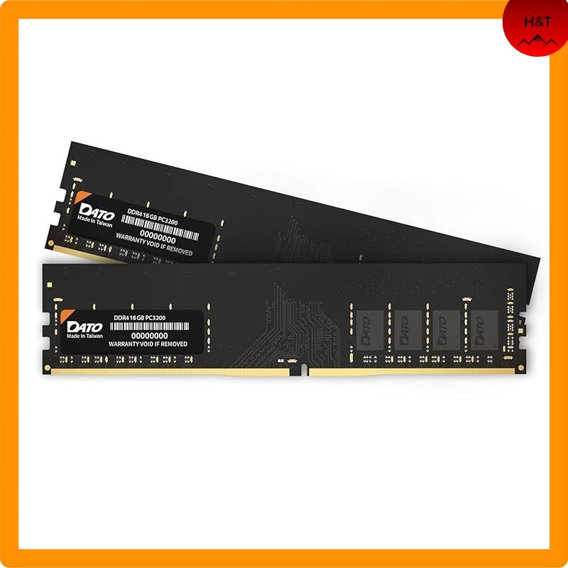 DATO Memory 16GB 2 pieces, DDR4 32GB (16GB x 2 pieces) 3200MHz UDIMM Desktop PC Memory PC4-25600 CL2