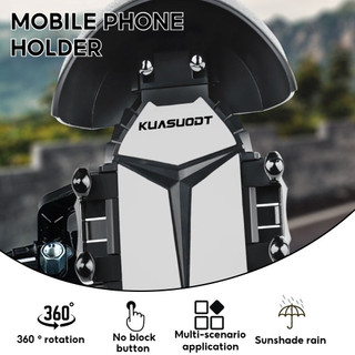 Universal mobile phone stand Shockproof small helmet waterproof shade navigation stable stand