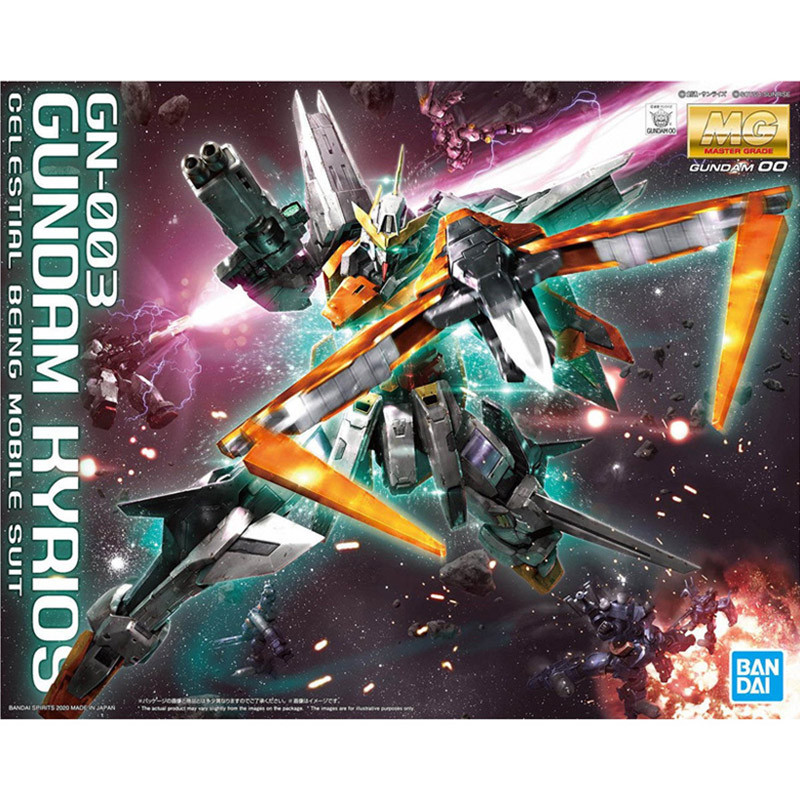 GUNDAM MG 1/100 Lord Angel Kyrios GN-003 อะนิเมะสินค้าของสะสมประกอบของขวัญ