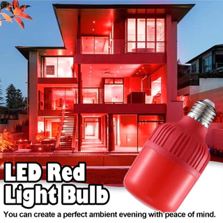 E27 หลอดไฟ Led โคมไฟสีแดงหลอดไฟ 220V ประหยัดพลังงานตกแต่งเทศกาลปาร์ตี้สกรูสูง 20 W 20 W/15 W/10 W/5 W เปลือกพลาสติก