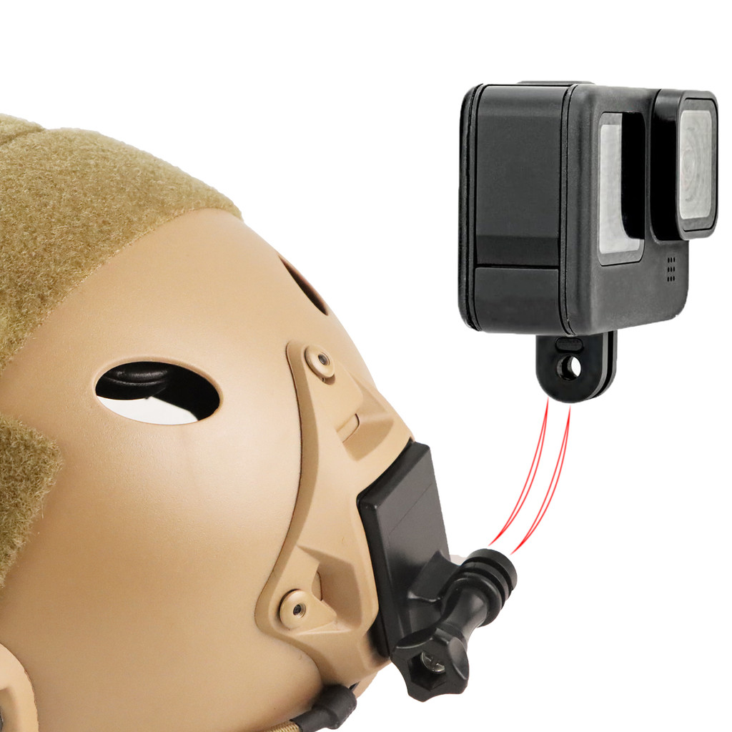 GoPro Hero Action กล้องหมวกกันน็อคยุทธวิธีอุปกรณ์เสริม NVG กล้อง Mount ใช้งานร่วมกับ FAST/MICH/NVG ว