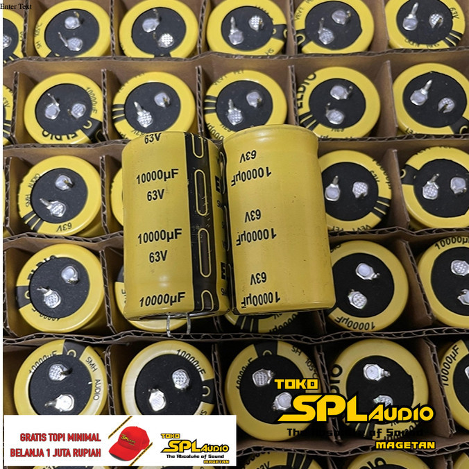 ELCO ELDIO 10000uf 63v eldio elco 10000 63 eldio 10000 micro 63v Elco Eldio เนื้อหารับประกัน FULL